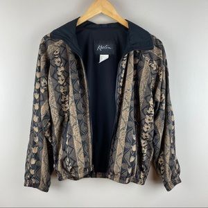 Vintage Kaelin Lightweight Bomber Jacket XS. OVERSIZED.